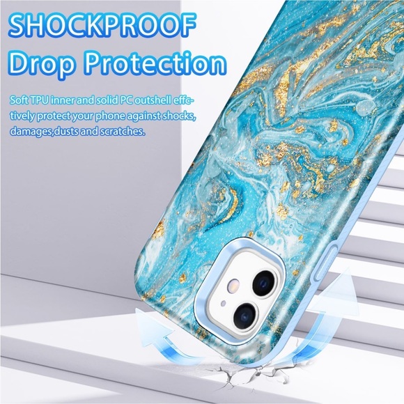 NWT iPhone 12/iPhone 12 Pro Case, Blue - Picture 4 of 7